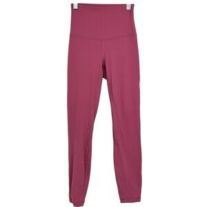 Lululemon Align High Rise Pant 25" Pink Size 2 Pocket
